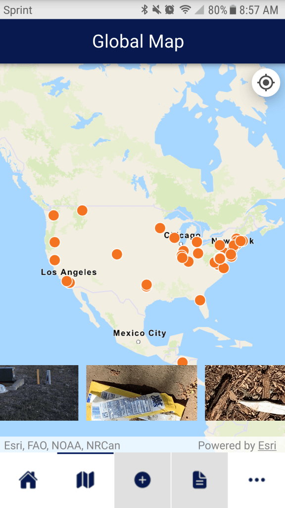 Screenshot of the EC2020 Plastics Widget